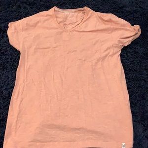 Peach v-neck Tshirt